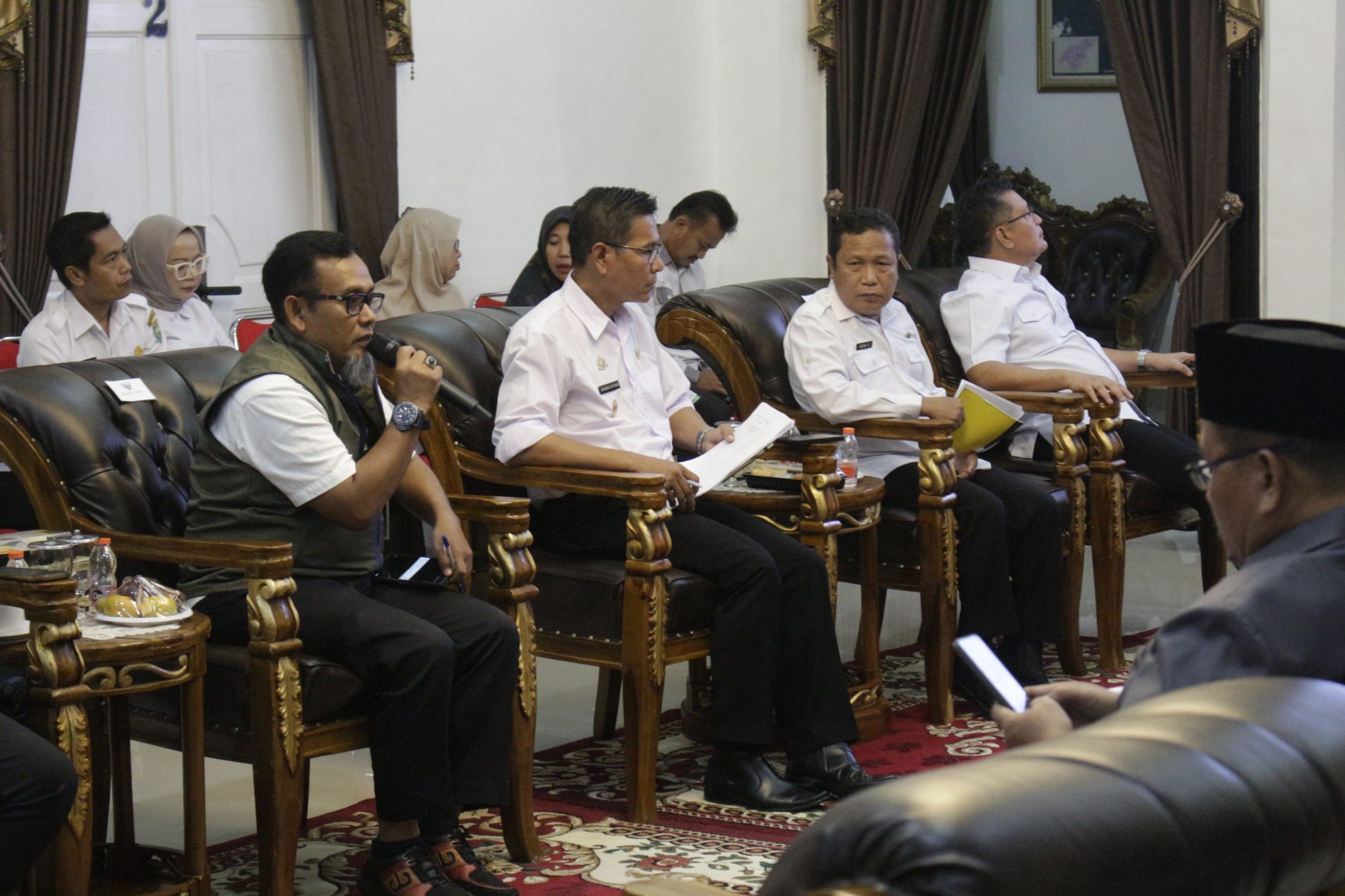 Rapat Koordinasi Pimpinan Daerah Kabupaten OKU Bahas Kesiapsiagaan Nataru 2025–2026 dan Mitigasi Bencana